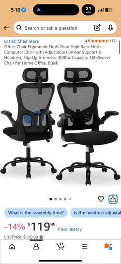 Ergonomic Mesh Office Chair – Brand New