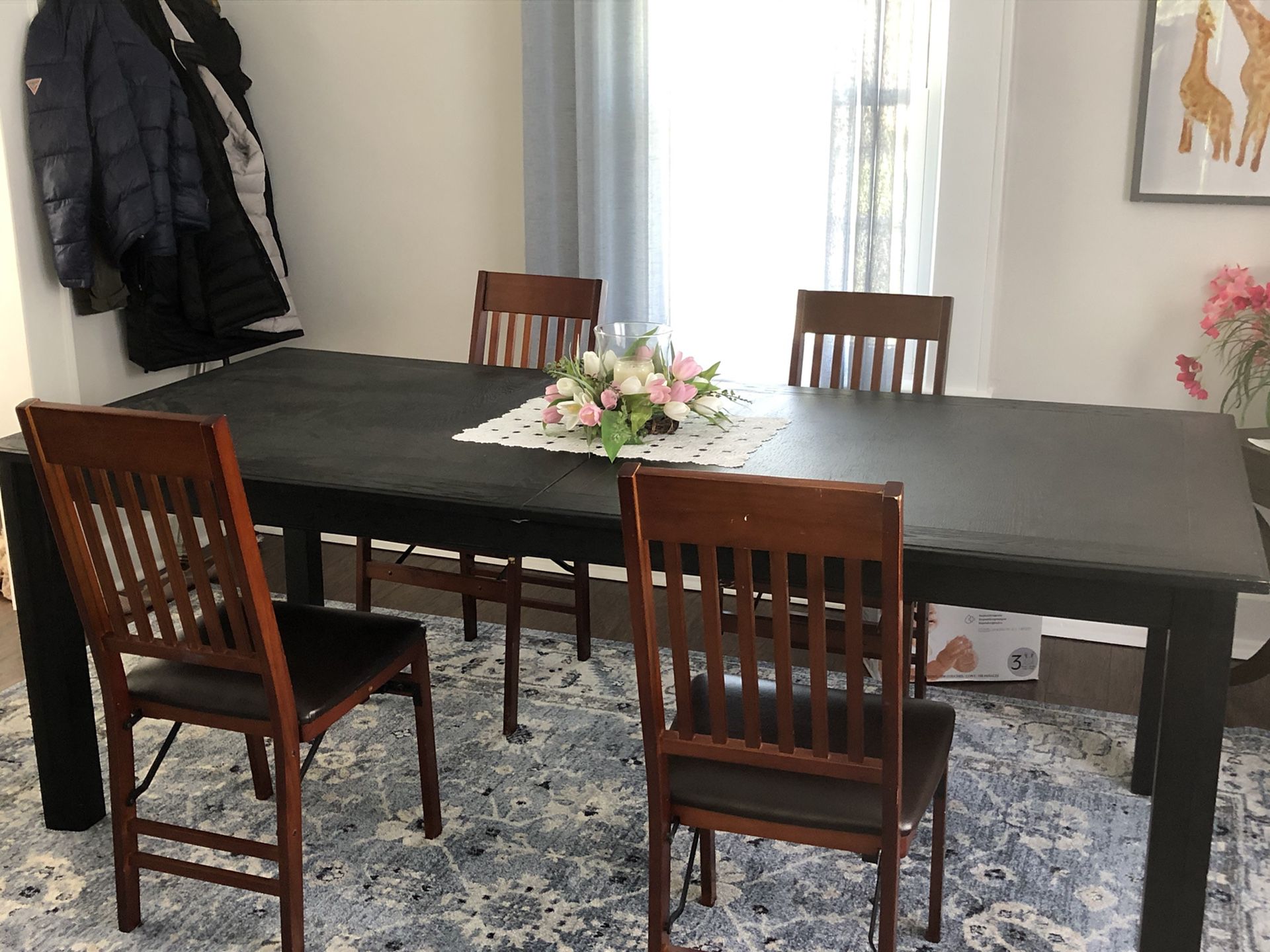 Dining Table for 8 -12 Seats ( Real wood in very good conditions)