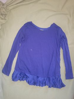 Polo Ralph Lauren Girls Long Sleeve Ruffle Top Size L (12-14)