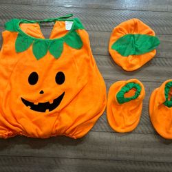 LIKE NEW TODDLER JANK-O-LANTERN COSTUME