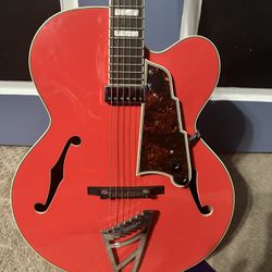 D’ Angelico Premier EXL 1 Electric Guitar in Fiesta Red