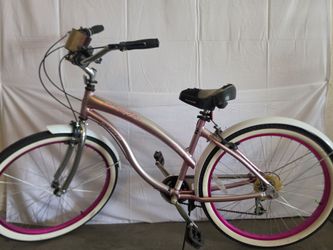 Women's Aluminum Cruiser Bike Pink