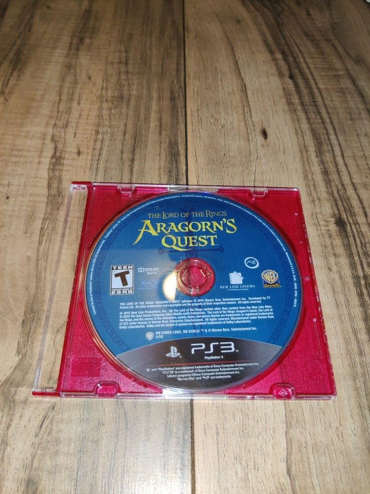 Lord of the Rings: Aragorn's Quest Sony PlayStation 3, 2010 PS3