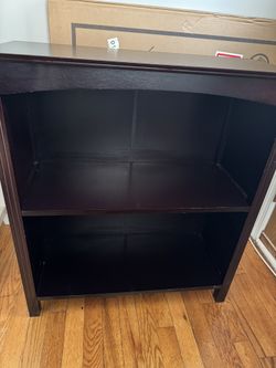 Dark Brown Cubicle Shelf Unit / Bookcase