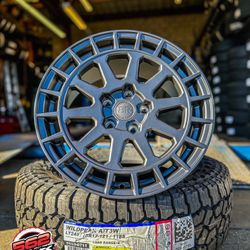 Black Rhino Boxer With 245/65/17 Falken All Terrain Toyota RAV4 Highlander Subaru Outback