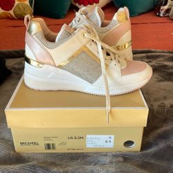 Michael Kors Georgie Trainer Soft Pink Multi 8.5