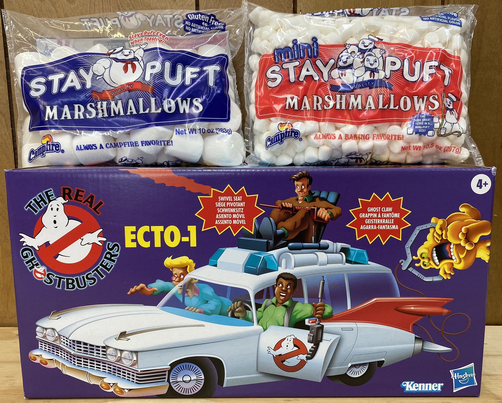 The Real Ghostbusters Kenner Classics Ecto 1 With Free Gift!