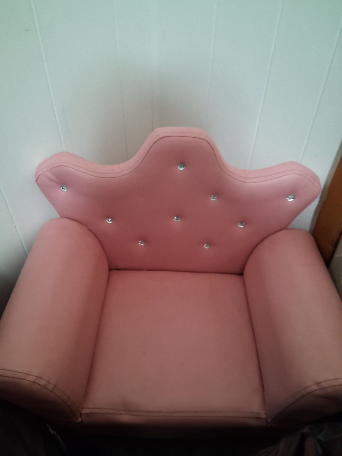 Kids princess love seat