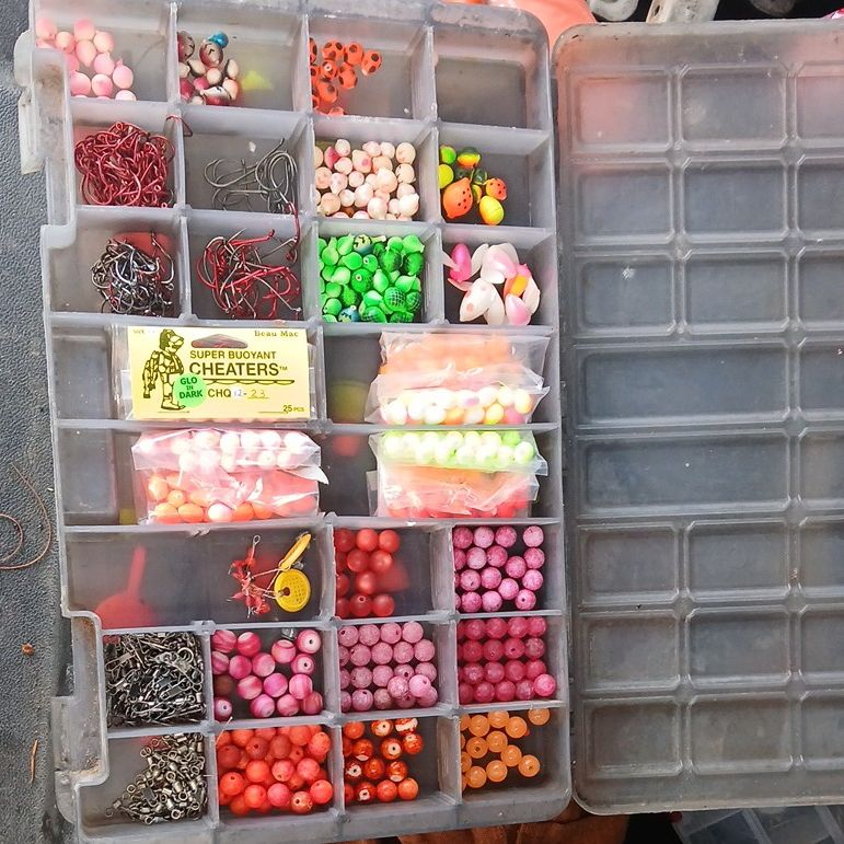 Fishing Tackle Box with Assorted Lures