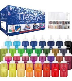 New in box: Tie Dye Kit 32 Color All-in-one Clothing Dye Kit, Permanent Fabric Dye Kit