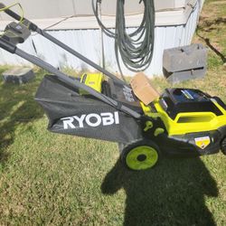 RYOBI 40V HP Brushless 20 in. Cordless Battery Walk Behind Push Lawn Mower with 6.0 Ah Battery and Charger