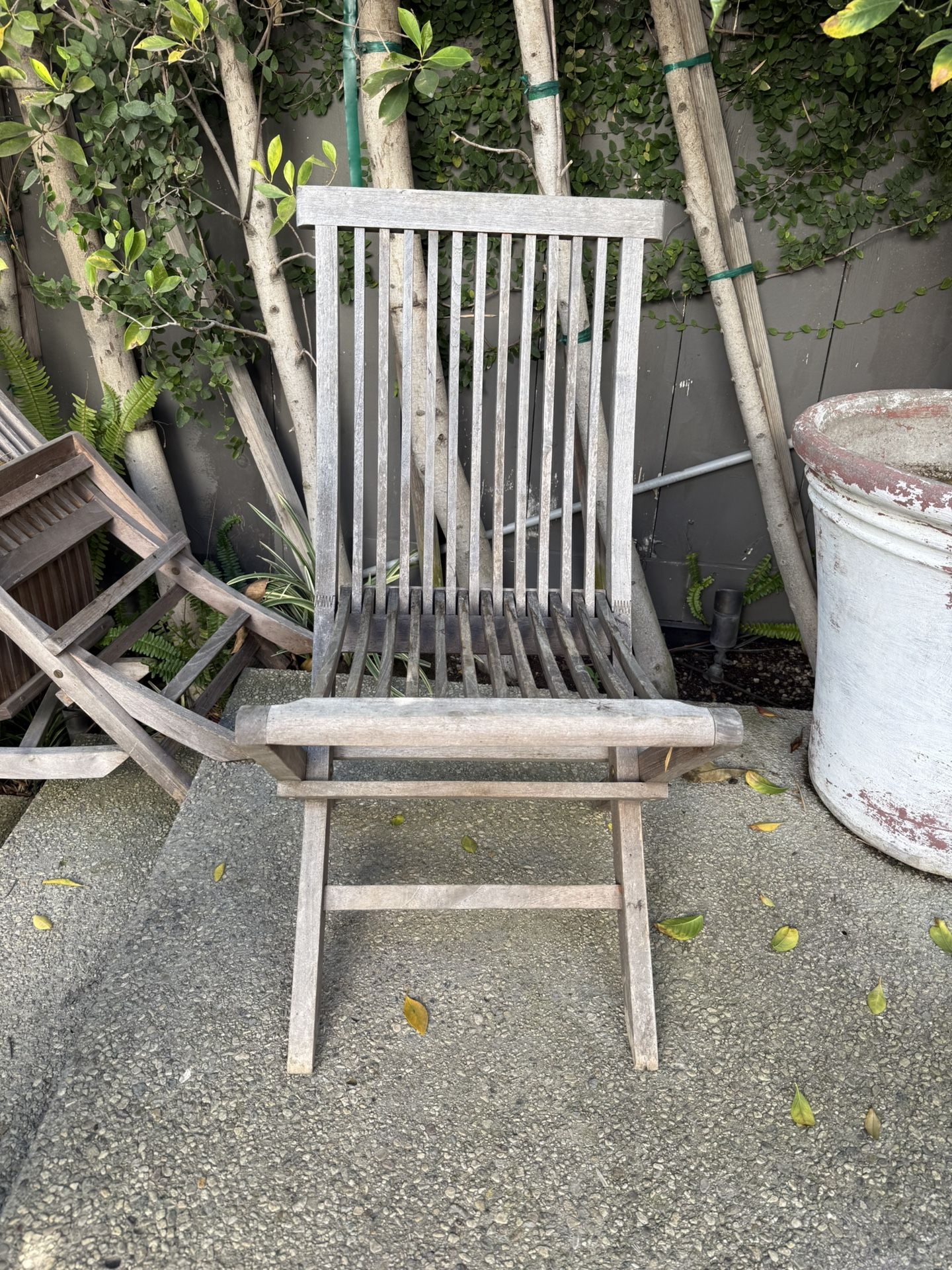 Teak Wooden Folding Chairs