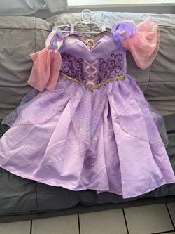 Rapunzel Princess Costume Dress Girls