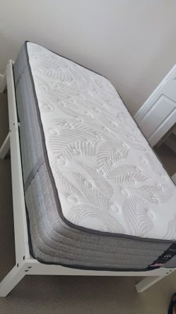 2 Twim Size Extra Long New Mattress And Frames