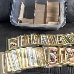 1980s Football Cards Mint Condition 