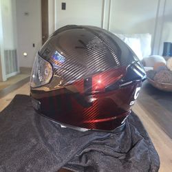 Carbon Fiber Quin Motorcycle Helmet