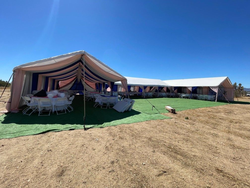 Drapes, Tent, Fake Grass, Dance Floor