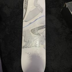 Dior X Steph Morris Jordan ComplexLand Exclusive Skate Deck Grey/white 5 of 50 