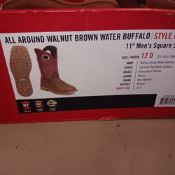 Justin Brand New Steel Toe Boots 