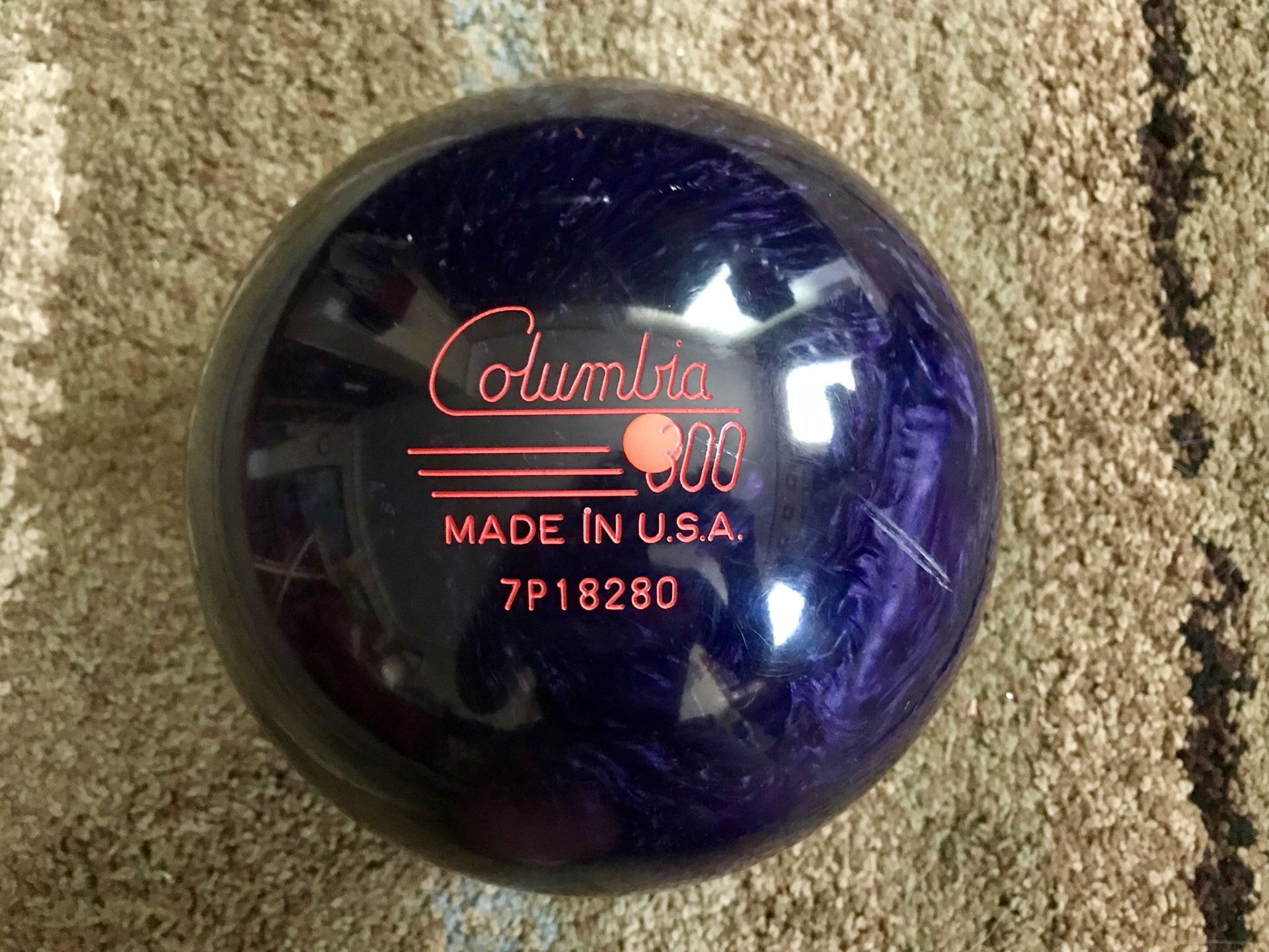 16lb Undrilled Columbia 300 Beast Pearl Bowling Ball