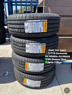 205/55R16 Pirelli Cinturato New Set of Tires Installed and Balanced Set de Llantas Nuevas Instaladas y Balanceadas