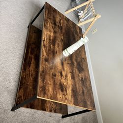 The coffee table is of excellent quality and in good condition. Except for a few small scratches