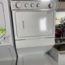 White Whirlpool Stackable Washer & Dryer