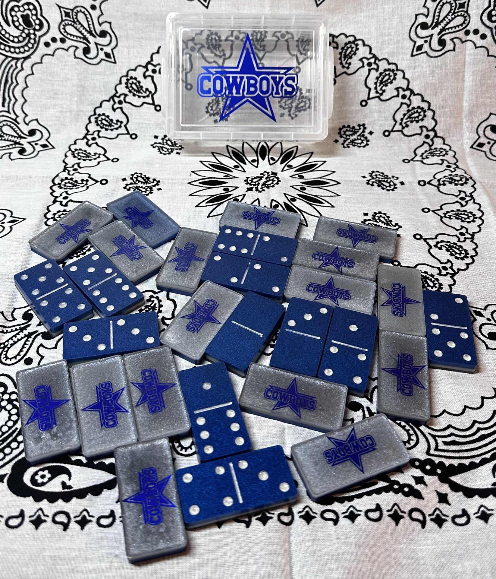 Custom Cowboys Dominoes