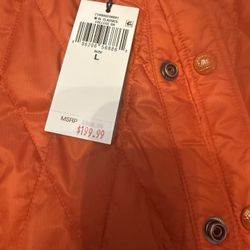 New Orange Polo Vest