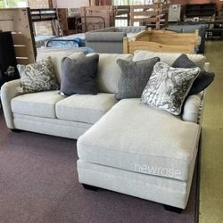 Dellara Chalk Sectional Couch In Stock Same Day Delivery