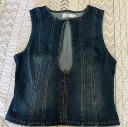 Windsor denim top