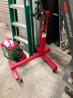Harbor Freight Engine Stand Used Once