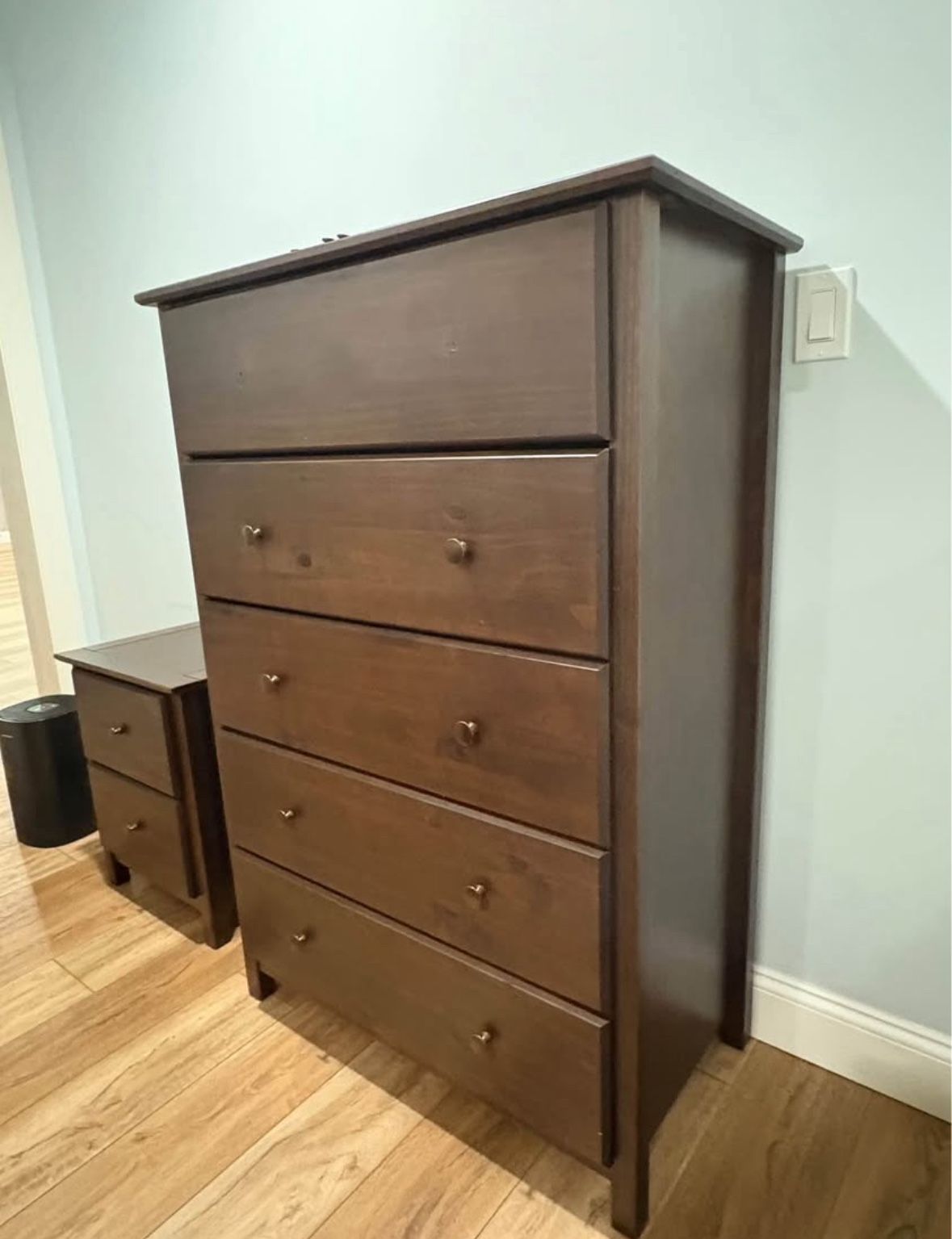 Solid Wood Dresser and Nightstand