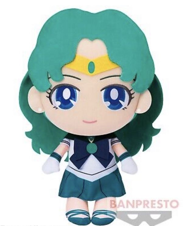 Sailor Moon Big Plush Doll Stuffed Toy Sailor Neptune BANPRESTO BANDAI 31cm