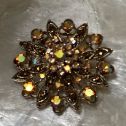 Vintage Rhinestone Brooch