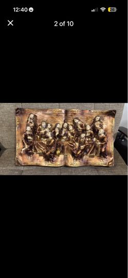 Last Supper 3D Relief Wall Plaque