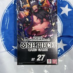  One Piece Card Game – Starter Deck ST-27 Blackbeard (Marshall D. Teach)