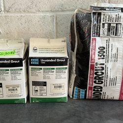 Sanded And Unsanded Grout