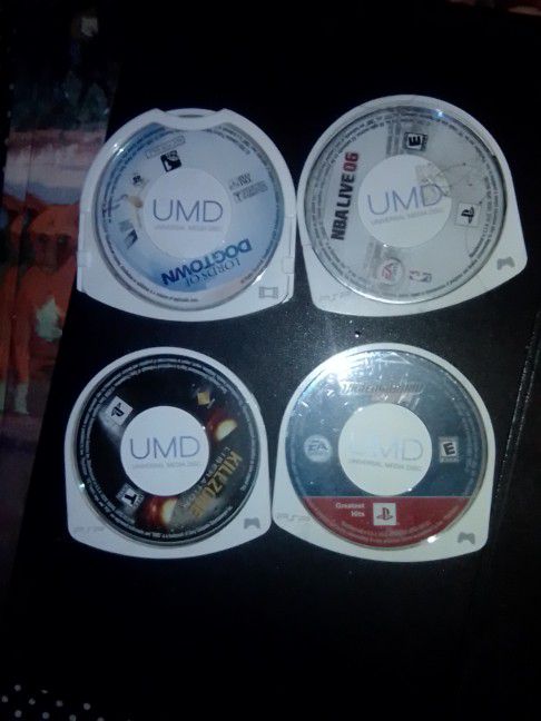 Four "4"PSP GAMES BY SEPARATELY OR BUNDLE