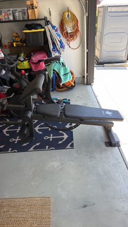 Vesta adjustable bench plus curl or leg extension