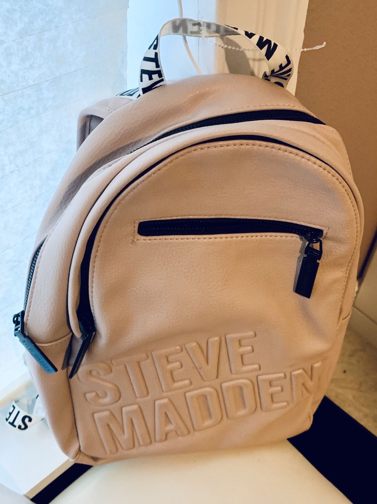 Pink Steve Madden back pack