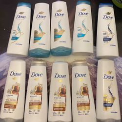 10 Bottles (5set) DOVE Shampoo & Conditioner 