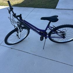 24” Purple Rockmaster Bike 