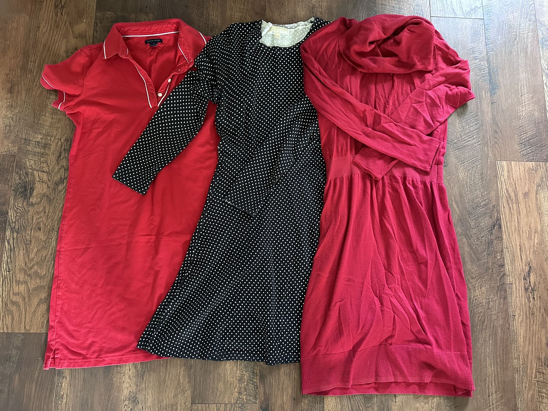 3 SWEATSHIRT Dresses Size Medium (Tommy Hilfiger And Michael Kors)
