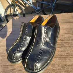 Vintage 90s Dr. Martens 8294 Black Leather Shoes Size 13 (UK12) Made in England