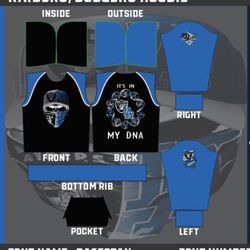 Dodgers/Raiders Hoodies and  Drifit Jerseys