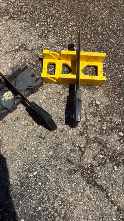 2 Miter Boxes With Saws