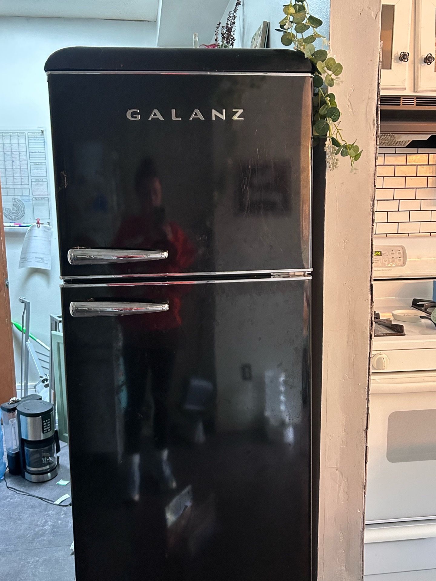 Retro looking fridge