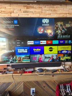 Sharp TV and Sound Bar Fire stick