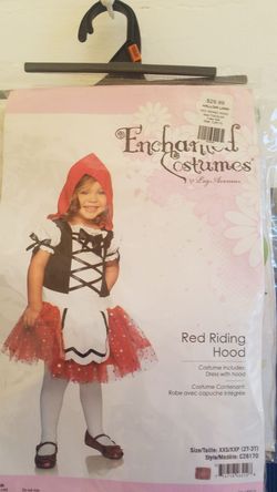 Little red riding hood 2t-3t costume